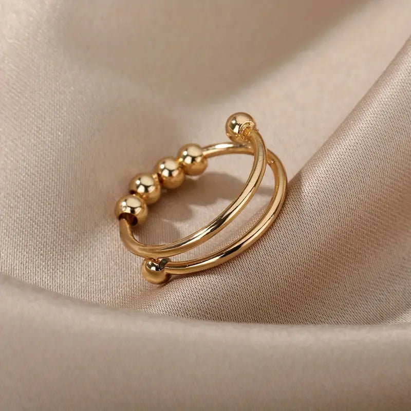 Anillo Ajustable 'Eclat Dorado'