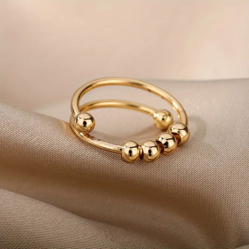 Anillo Ajustable 'Eclat Dorado'