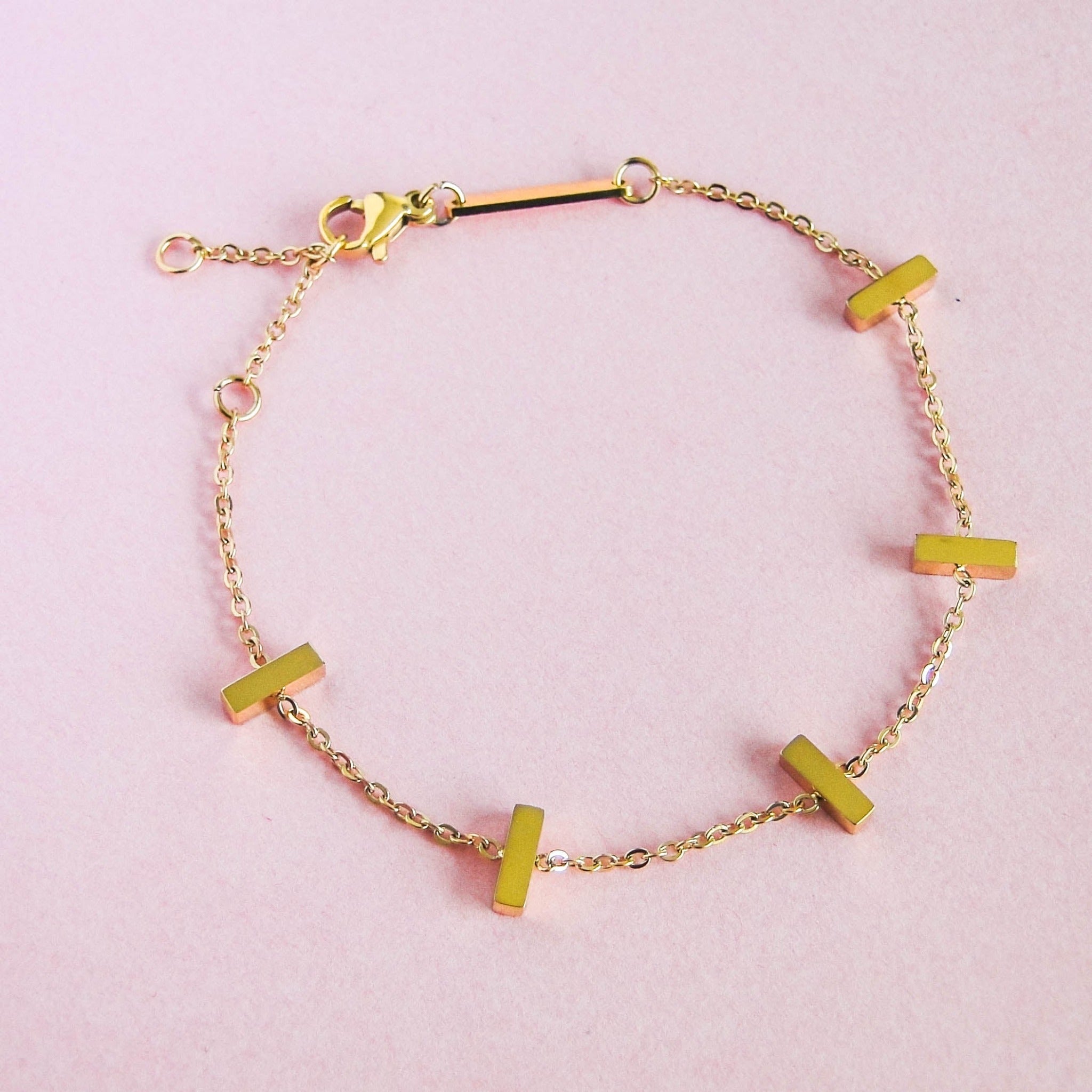 Pulsera Nil Acero Dorado