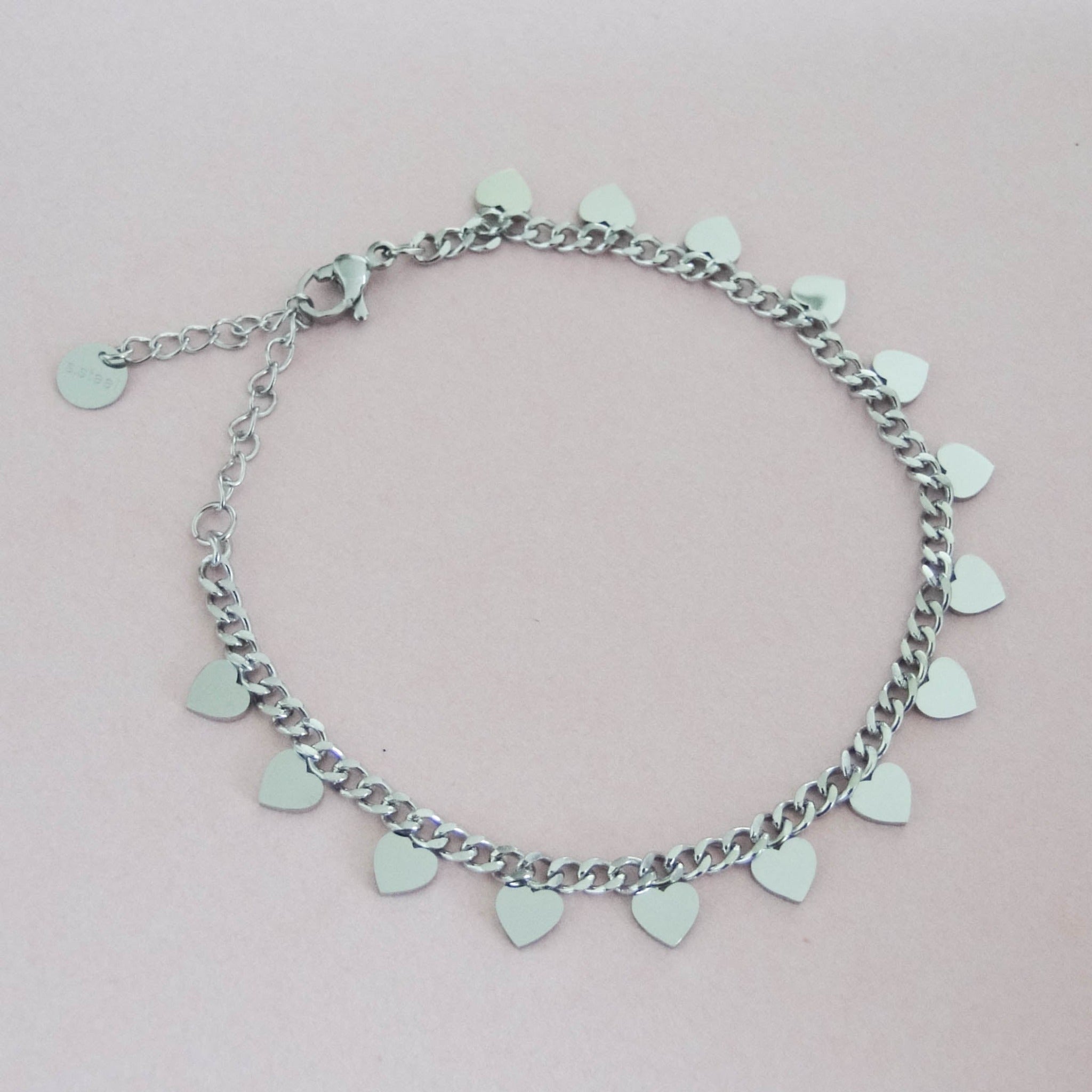 Pulsera Corazón Acero