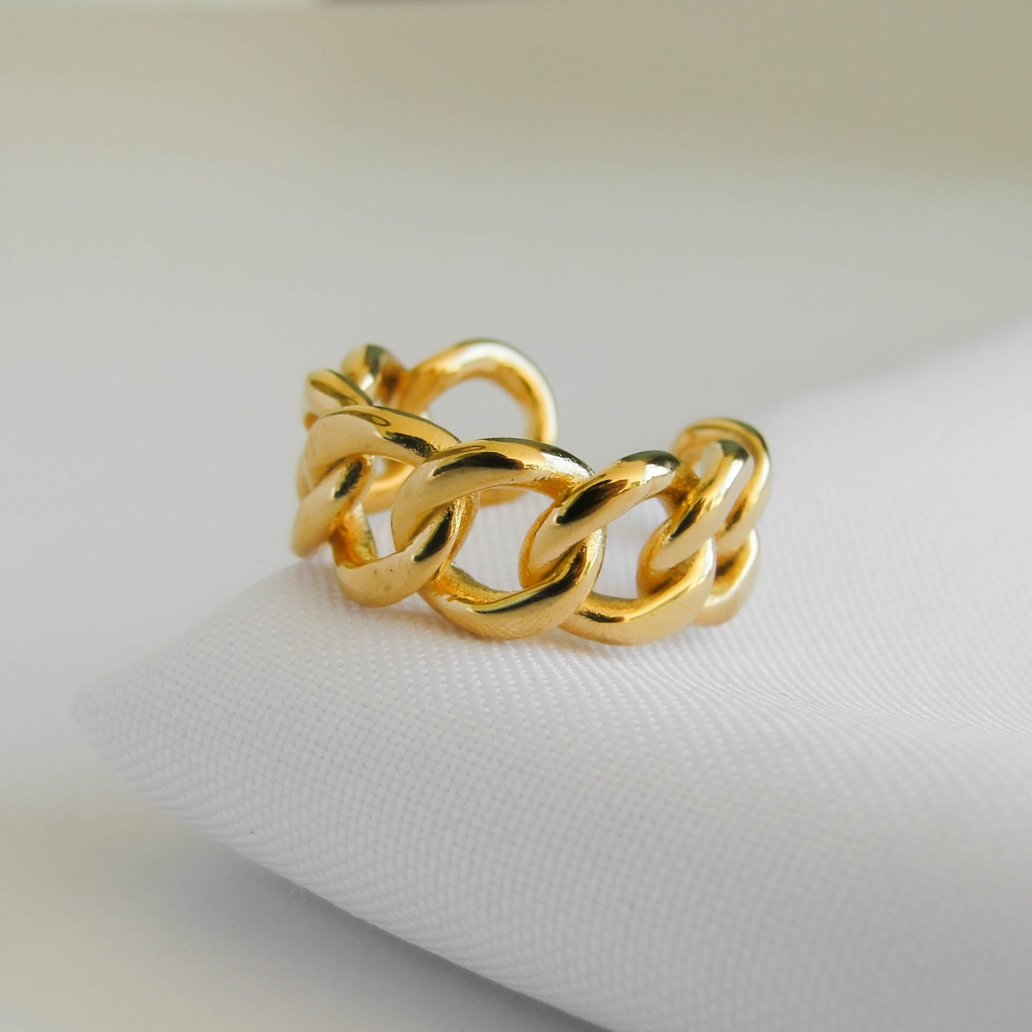 Anillo Lazo Dorado